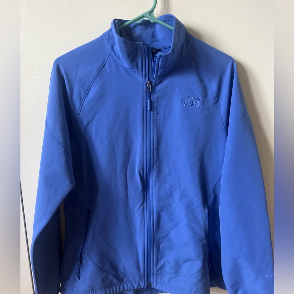Baby Blue North Face Wind Breaker